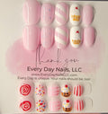 Mother and Daughter Nail Set- Cupcake