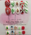 Mother and Daughter Nail Set- Christmas