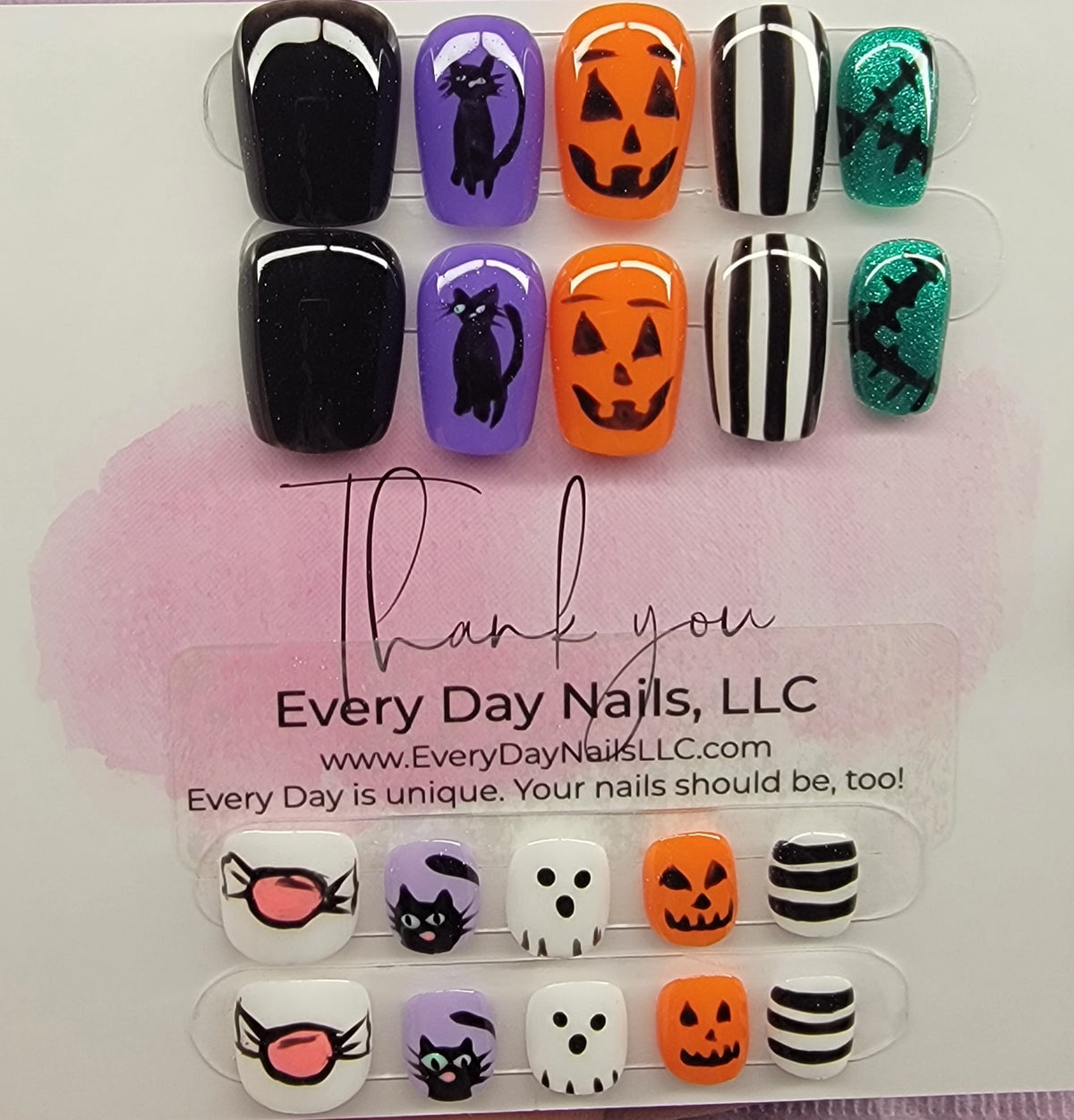 Mother and Daughter Nail Set - Halloween